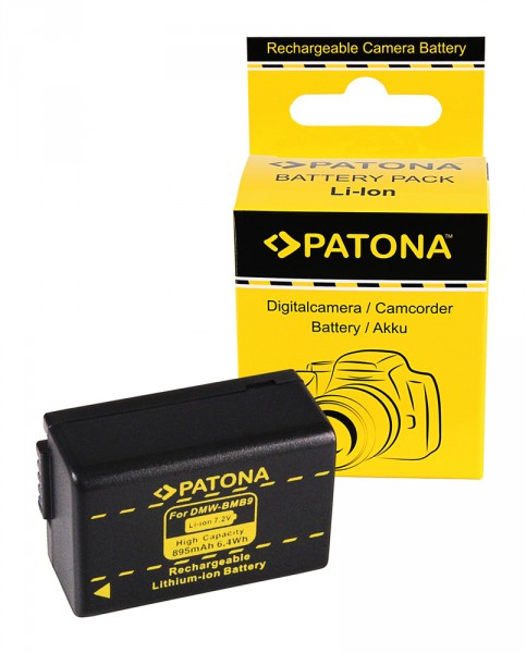 PATONA Batterie pour Leica DMW-BMB9 V-Lux V-Lux 2 VLux 2 II V-Lux II VLuxII DMW-BMB9