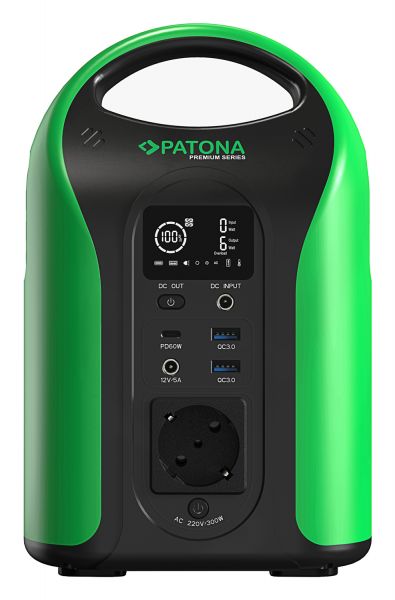 PATONA Premium portable Powerstation 296Wh 300W/220V USB5V/3A QC3.0 DC12/5A