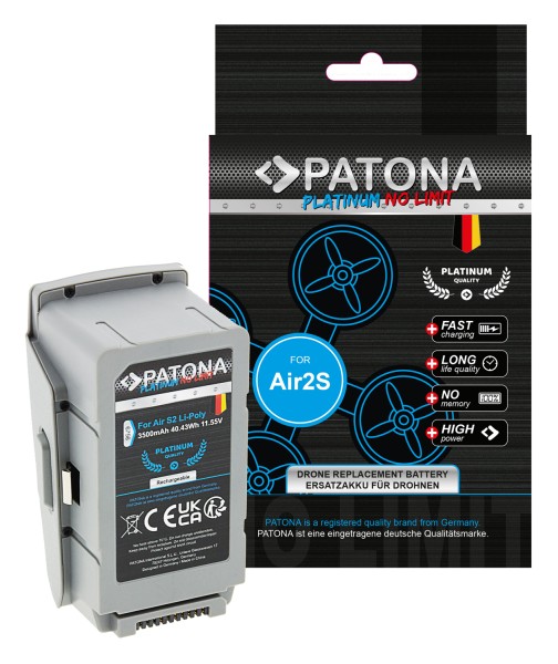 PATONA Platinum batterie pour DJI Air 2S Mavic Air 2 CP.MA.00000268.01