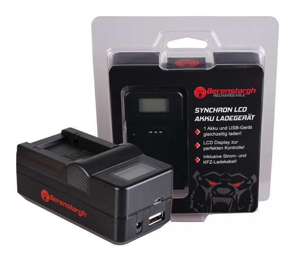 Berenstargh Synchron USB Ladegerät f. Leica Panasonic DMW-BMB9 V-Lux V-Lux 2 VLux 2 II Panasonic