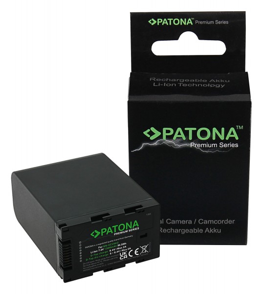 PATONA Premium Akku BN-VC296G f. JVC GY-HC500 GY-HC550 D-Tap mit hochwertigen LG-Zellen