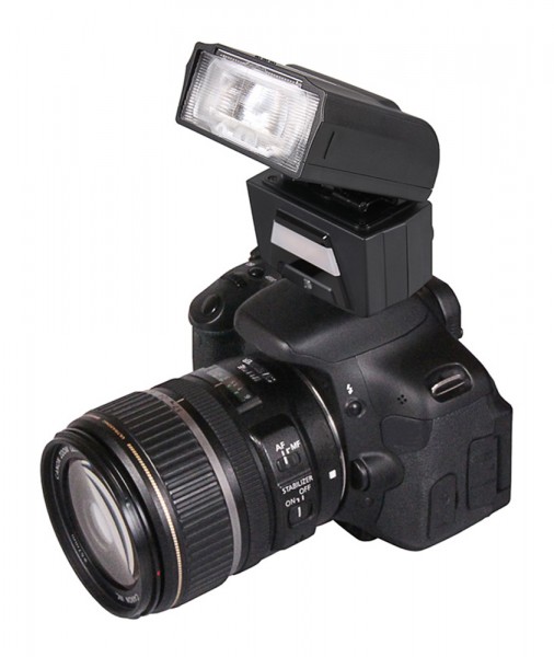 PATONA Digitaler TTL-Motorzoom-Blitz FK40 mit integrierter Videoleuchte f. Nikon