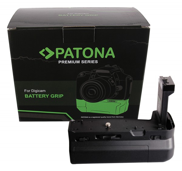 PATONA Premium Batteriegriff für Canon EOS-RP für 2 LP-E17 Akkus mit Fernbedienung