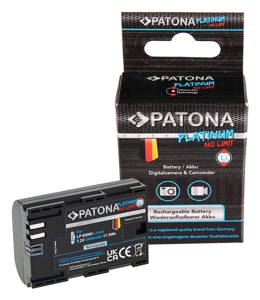 PATONA Platinum Akku LP-E6NH für Canon EOS R5 EOS R6