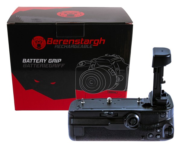 Berenstargh Batteriegriff BG-R10 für Canon EOSR5 EOSR5C EOSR6 für 2 x LP-E6NH LP-E6N oder LP-E6 Akku