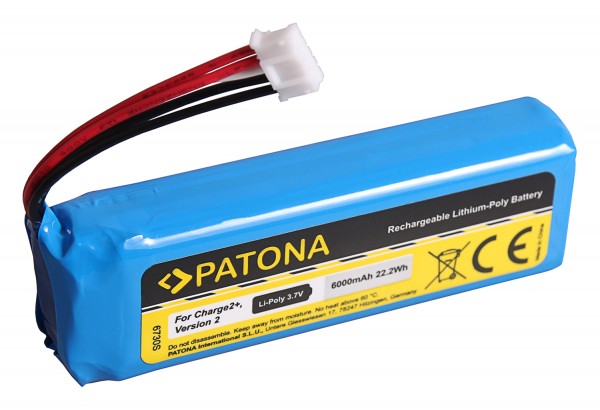 PATONA Akku f. JBL Charge 2 Plus Charge 2+ Charge 3 2015 Charge 3 2015 Version GSP1029102R P763098
